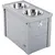 Kerbl Pet ecoFLEX® Feeding Station - 2 x 1.2l, 54 x 30 x 39.5cm (L x W x H)