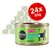 COSMA Pure Love Kitten Skipjack Tuna in Jelly, 24 x 85g tins shown. Green label with black cat graphic and visible product text.