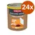 Animonda GranCarno Single Protein Huhn Pur, burk med kycklingmotiv och texten '24x' i orange cirkel. Synlig tysk text: Mit leckerer Hühnerbrühe, 100% frisches Fleisch, ohne Getreide. Animonda GranCarno Single Protein Huhn Pur, burk med kycklingmotiv och texten '24x' i orange cirkel. Synlig tysk text: Mit leckerer Hühnerbrühe, 100% frisches Fleisch, ohne Getreide.