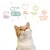 Reines Futter, perfektes Eiweiss-Fett-Verhältnis, Tierschutz, bessere Welt, glückliche gesunde Katzen. Illustration mit Katze darunter.