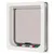 Kattenluik Cat Mate met wit kunststof frame, transparante klep en vierkleurig schuifslot (rood, groen, wit). Kattenluik Cat Mate met wit kunststof frame, transparante klep en vierkleurig schuifslot (rood, groen, wit).