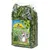JR Farm Grüner Hafer, clear plastic bag with green oat stems, cartoon rabbit on label. Visible text: Frisch vom unserem Hof! Grüner Hafer. Text in German.