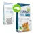 Yarrah Adult Cat Food BIO, protein 30 %, fedt 13 %, to poser med forskellige kattebilleder og øko-certifikater synlige på emballagen.