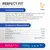 Perfect Fit Huhn. Protéines 27 %, matières grasses 17 %, cendres 7,8 %, fibres brutes 1,8 %, 395 kcal/100 g. ADULT 1+, moins de 10 kg. Ingrédients et analyse en allemand visibles.