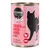 Boîte Cosma Asia Pure Love, texte visible : Chicken with Barramundi in jelly, multi protein pure meat & fish, silhouette de chat noir, pictogrammes poulet et poisson.