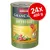 Conservă Animonda GranCarno Superfoods, 24x400g. Text vizibil: Huhn + Spinat, Himbeeren, Kürbiskerne. Imagine cu pui, spanac, zmeură și semințe de dovleac. 1 tierisches protein. Conservă Animonda GranCarno Superfoods, 24x400g. Text vizibil: Huhn + Spinat, Himbeeren, Kürbiskerne. Imagine cu pui, spanac, zmeură și semințe de dovleac. 1 tierisches protein.