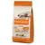 Nature's Variety Selected Mini (1–10 kg) Adult, 2.1 kg free range chicken, deboned meat main ingredient, no grain, pakkauskoko 7 kg. Kuvassa koira ja ainesosakuvia.