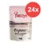 Purizon Organic Duck & Chicken mit Zucchini, 85g, 24x Packung. 13% Fleischanteil, geeignet für Katzen.