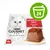 Purina Gourmet Revelations Mousseline au bœuf, lot de 4. Texte visible : 24 sur icône verte, image d’un chat blanc et d’une portion de mousse au bœuf sur assiette.