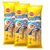 Three packs of Pedigree Puppy DentaTubos First Stage Care, each containing 3 chicken-flavoured treats. Packaging highlights 'tasty and kind to teeth' and 'rich in calcium'.
