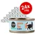 Cosma Nature Pure Love Chicken and Tuna in Broth, 24 x 70g tins, visible cat silhouette and product text on packaging