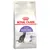 Confezione di Royal Canin Regular Sterilised 37 per gatti adulti sterilizzati, con immagine di un gatto grigio e testo visibile: weight management, urinary health, feline health nutrition.