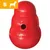 Red KONG toy with a hole in the centre, marked with an 'S' and a dog silhouette indicating small size. Red KONG toy with a hole in the centre, marked with an 'S' and a dog silhouette indicating small size.