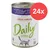 Almo Nature Daily Paté mit Kaninchen, 24x Dose, natürliche Zutaten, getreidefreie Rezeptur, für ausgewachsene Katzen.