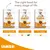 Three 12kg IAMS Fresh Chicken food bags for different life stages: 1-12 months, 1-6 years, and 7+ years. Icons show chicken for all, with lamb added for 1-6 years.