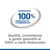 Garanzia 100% soddisfatti o rimborsati. Qualità, consistenza e gusto garantiti al 100% o sarai rimborsato.