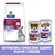Hill's Prescription Diet Digestive Care i/d low fat dla psów, opakowanie suchej karmy oraz dwie puszki mokrej karmy. Widoczny pies rasy sznaucer na opakowaniu.