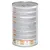 Ruokintaohje koiran painon mukaan: 2,5 kg – ½ purkkia, 5 kg – ¾, 10 kg – 1¼, 20 kg – 2, 30 kg – 2¾. Useita kieliä sisältävä tuoteseloste koiran märkäruokapurkin kyljessä.