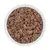 Primer plano de un cuenco con comida húmeda para animales triturada en tonos marrones y rojos.