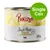 Purizon Single Meat Chicken with Chamomile Blossoms, 200g can, visible text: 'Single Can', '13% high-quality fat', cat silhouette icon Purizon Single Meat Chicken with Chamomile Blossoms, 200g can, visible text: 'Single Can', '13% high-quality fat', cat silhouette icon