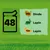 Lot de 48 sachets : 24× dinde, 12× lapin (icône lapin), 12× lapin (icône poule).
