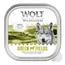 Wolf of Wilderness Adult Single Protein 6 / 24 x 300 g en tarrinas - 24 x 300 g - Green Fields, con cordero