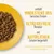Текст на немецком: enthält mindestens 80% tierisches Protein, getreidefreie Rezeptur, mit natürlichen Zutaten hergestellt, darunter zugesetzte Vitamine und Mineralstoffe. Изображение корма в миске.
