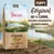 Purizon Puppy Original Chicken with Fish. 80 % carne, pescado e ingredientes de origen animal. 20 % frutas y verduras. 0 % cereales. Texto en inglés: 'Original Chicken with Fish'.