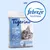 Tigerino Premium Natural Clay Clumping Litter -kissanhiekka, 12 kg. Teksti: with Febreze freshness, with cotton fresh scent, immediate clumping, extremely low-dust.