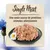 Single Meat. Une seule source de protéines animales sélectionnée, texte visible au-dessus d'une assiette de pâtée pour animaux.