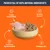 Product ingredients shown: freshly prepared chicken, fresh fruit and vegetables, wholegrain rice, beneficial botanicals. Text states packed full of 100% natural ingredients.