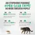 Grafika przedstawia stopniową zmianę karmy na nową suchą karmę przez 7 dni, z proporcjami ilości dla każdego etapu oraz kotem obok miski z suchą karmą. Grafika przedstawia stopniową zmianę karmy na nową suchą karmę przez 7 dni, z proporcjami ilości dla każdego etapu oraz kotem obok miski z suchą karmą.
