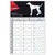 Size chart for Rukka Pets Comfy Pile Jacket with back length, neck circumference and chest circumference in cm and inches. Sizes from 25 to 65 available.