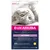 Confezione Eukanuba Kitten, alimento secco per gattini 1–12 mesi, 91% proteine animali, senza grano, 2 kg. Testo in inglese, tedesco, francese e olandese visibile.
