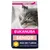 EUKANUBA SENIOR, más de 7 años, con pollo fresco, resellable, 2 kg. Imagen de un gato en el envase. EUKANUBA SENIOR, más de 7 años, con pollo fresco, resellable, 2 kg. Imagen de un gato en el envase.