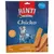 Rinti Extra Chicko, paquet de 250g. Lanières croustillantes de filet de poulet 100% poulet, faible en matières grasses, sans sucre.
