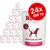 Rocco DietCare Gastrointestinal, 24×300 г, индейка с тыквой. Надпись: Low in fat. Упаковки с изображением собаки и желудка.
