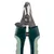Nail clippers with green handle and stainless steel blades, suitable for precise cutting of animal nails.