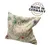 Decorative cushion with floral pattern, text 'Made in Germany' with stars in black, red and yellow.