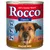 Rocco Classic 100% frisches Fleisch, rund blik van 800 g, Rind mit Wild. Pictogrammen: ondersteunt goede vertering, glanzende vacht, kracht & energie.