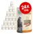 Almo Nature HFC Kitten cu pui, 24x55g. Pentru pisici cu vârsta între 2-12 luni. 100% ingrediente naturale. Cod QR pentru informații suplimentare.