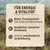 Texte en allemand : Für Energie & Vitalität. Hoher Proteingehalt: Zum Erhalt der Muskelmasse. Natürlicher, intensiver Geschmack. Ideal für zwischendurch als Belohnung.