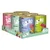 Lot de 6 boîtes WOW pour chien adulte, étiquettes visibles : Mit Wild Seelage, Mit Pute Zucchini, Mit Lamm Kürbis, Rind Zucchini. Textes en allemand sur les emballages.