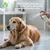 Spray wird auf ein Tier aufgetragen. Text: Ideal für Tiere, die schwer zu baden sind, da das Spray nicht abgespült werden muss. Spray wird auf ein Tier aufgetragen. Text: Ideal für Tiere, die schwer zu baden sind, da das Spray nicht abgespült werden muss.
