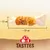 Friandise 8in1 Tasties en forme d’os, dimensions indiquées : environ 7,2 cm de long et 1,7 cm de diamètre. Marque 8in1 visible en bas de l’image.