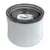 White drinking fountain with transparent lid and bubbling water inside, suitable for pets. White drinking fountain with transparent lid and bubbling water inside, suitable for pets.
