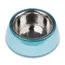 TIAKI Anti-Rutsch-Napf, transparent blau - 2 x 400 ml, Ø 16 cm