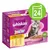 Pachet Whiskas Junior, selecție carne de pasăre în aspic, 24 plicuri. Text vizibil: Geflügel Auswahl, Les Festins à la Volaille, 100 %, in Gelee, x12. Imagine pisoi și bol cu hrană.