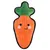TIAKI Happy Carrot Tough -koiranlelu - P 29 x L 14 x K 6,5 cm