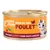 Edgard Cooper Enfin du Vrai Poulet, morceaux en sauce pour chats adultes. Blik met afbeelding van kat en kip, tekst deels in Frans.